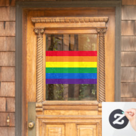 Rainboogstrepen kleuren Lgbt gay flag Raamsticker