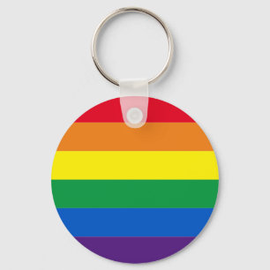 Rainboogstrepen kleuren Lgbt gay flag Sleutelhanger
