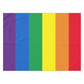 Rainboogstrepen kleuren Lgbt gay flag Tafelkleed (Voorkant (Horizontaal))