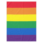 Rainboogstrepen kleuren Lgbt gay flag Tafelkleed (Voorkant)