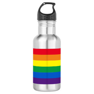 Rainboogstrepen kleuren Lgbt gay flag Waterfles