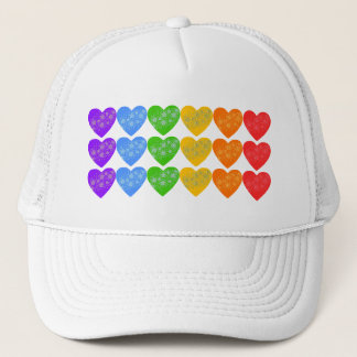 Rainboogstring met sterren trucker pet