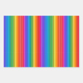 Rainboogstrips Abstracte pakpapierstellen Inpakpapier Vel (Voorkant)
