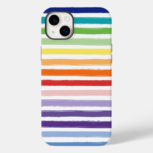 Rainboogstrips Case-Mate iPhone Case (Achterkant)