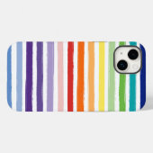 Rainboogstrips Case-Mate iPhone Case (Achterkant (horizontaal))