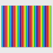 Rainboogstrips Gift Wrap Cadeaupapier (Vlak)