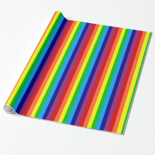 Rainboogstrips Gift Wrap Cadeaupapier