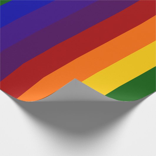 Rainboogstrips Gift Wrap Cadeaupapier (Hoek)