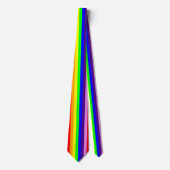 Rainboogstrips Verticale klassieke helderkleurige Stropdas (Voorkant)