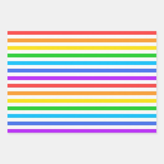 Rainboogstrips voor papier inpakpapier vel (Voorkant 3)