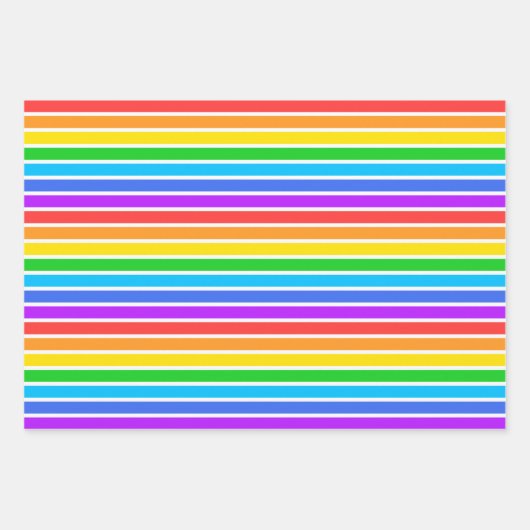 Rainboogstrips voor papier inpakpapier vel (Voorkant 2)