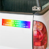 Rainboogvariëteit is prachtig bumpersticker (Op Truck)