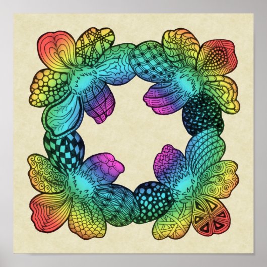 Rainboogventilator Stoodroog Poster (Voorkant)