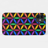 Rainboogventilator van het levenspatroon Case-Mate iPhone case (Achterkant (horizontaal))