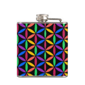 Rainboogventilator van het levenspatroon heupfles (Achterkant)