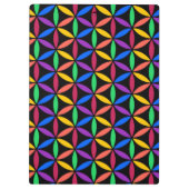 Rainboogventilator van het levenspatroon klembord (Achterkant)