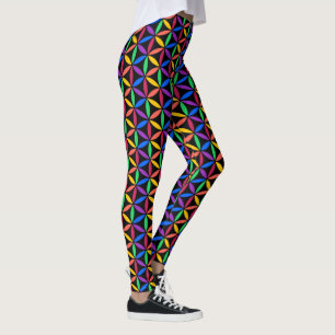 Rainboogventilator van het levenspatroon leggings