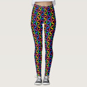 Rainboogventilator van het levenspatroon leggings (Voorkant)