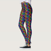 Rainboogventilator van het levenspatroon leggings (Links)