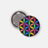 Rainboogventilator van het levenspatroon magneet (Voorkant / Achterkant)