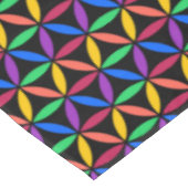Rainboogventilator van het levenspatroon tafelkleed (Gekanteld)