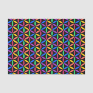 Rainboogventilator van het levenspatroon tissuepapier