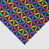 Rainboogventilator van het levenspatroon tissuepapier (Detail)