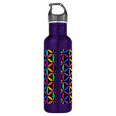 Rainboogventilator van het levenspatroon waterfles  (Achterkant)