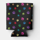 Rainboogverf op zwart blikjeskoeler (Voorkant)