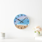 Rainboogverf voor stralen Drukt acrylwandklok af Ronde Klok (Huis)