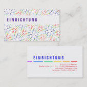 Rainboogvisitekaartjes Visitekaartje (Voorkant / Achterkant)