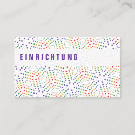 Rainboogvisitekaartjes Visitekaartje