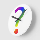 Rainboogvraagteken Ronde Klok (Hoek)