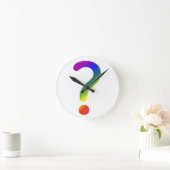 Rainboogvraagteken Ronde Klok (Huis)