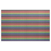 Rainboogvredessignalen op zwart stof (Fat Quarter)