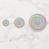 Rainboogwervelpatroon Confetti (Voorkanten)