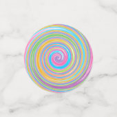 Rainboogwervelpatroon Confetti (Kleine voorkant)