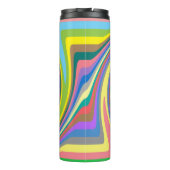 Rainboogwervelpatroon Thermosbeker (Achterkant)