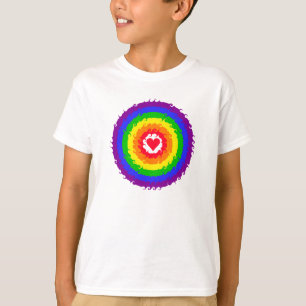 Rainboogwielshirt - kies stijl en kleur t-shirt