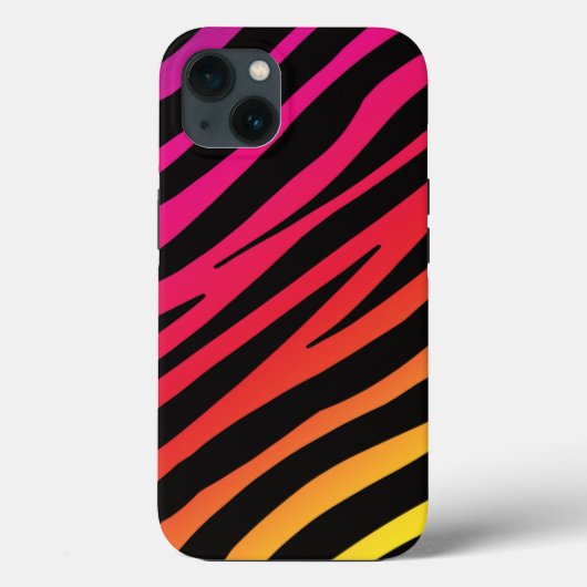 Rainboogzebraafdrukken Case-Mate iPhone Case (Achterkant)