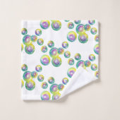 Rainboogzeep Bathtub Bubbels Bad Handdoek (Wasdoekje)