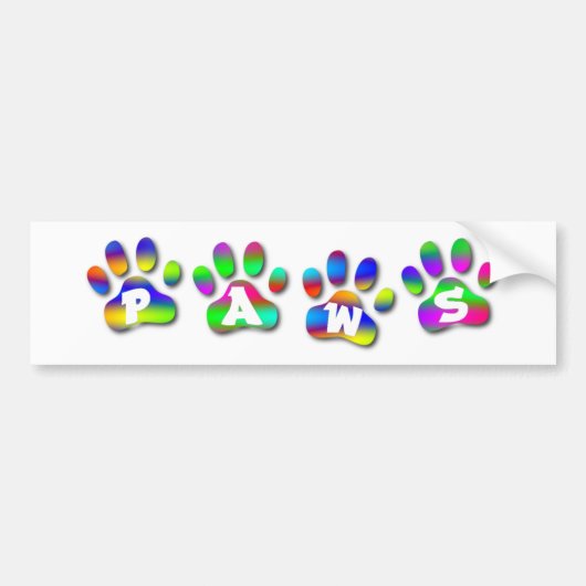Rainbookleur Verf Drukken Naam Gift Label Boekplaa Bumpersticker (Voorkant)