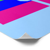 Rainbooleboog, letter H Poster (Hoek)