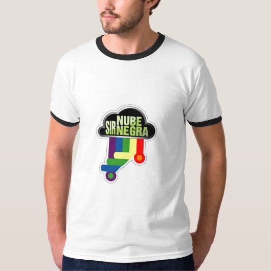 Rainboolekleur logo t-shirt (Voorkant)