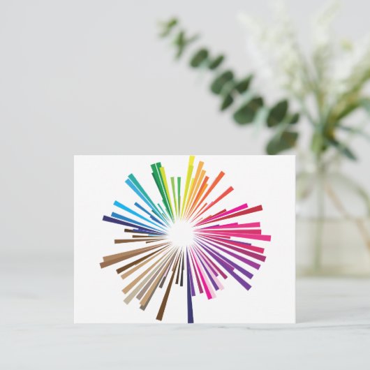 Rainboom Briefkaart (Staand voorkant)