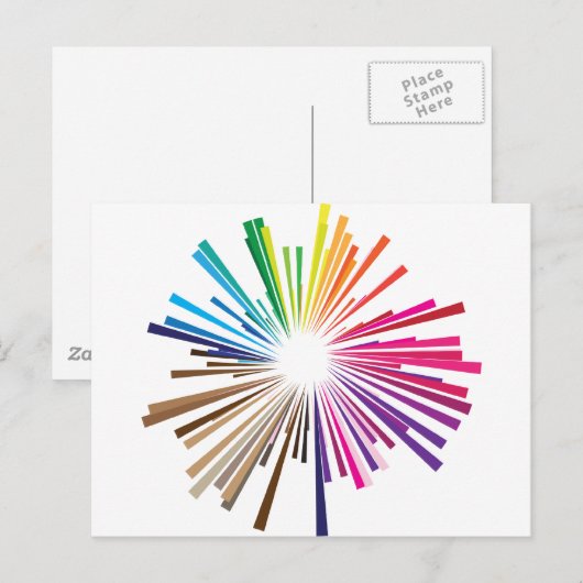 Rainboom Briefkaart (Voorkant / Achterkant)