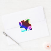 Rainboostrips Vierkante Sticker (Envelop)