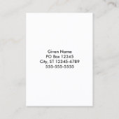 Rainboostrips Visitekaartje (Achterkant)