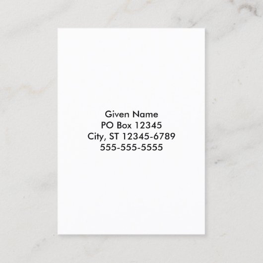 Rainboostrips Visitekaartje (Achterkant)