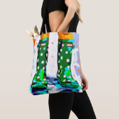 Rainboots dubbelzijdige boodschappentas tote bag (Dichtbij)